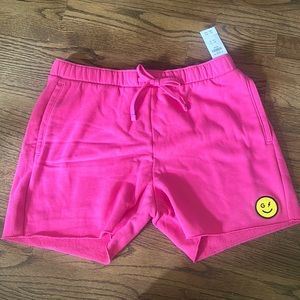 NWT Gilly Hicks hot pink sweatshorts
